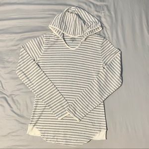 New Cuddl Duds Soft Knit Long Sleeve Tunic Hoodie